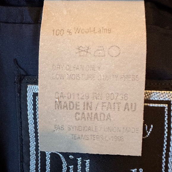 Ralph Lauren 100% Wool Men's Navy Pinstripe Suit - Picture 14 of 16